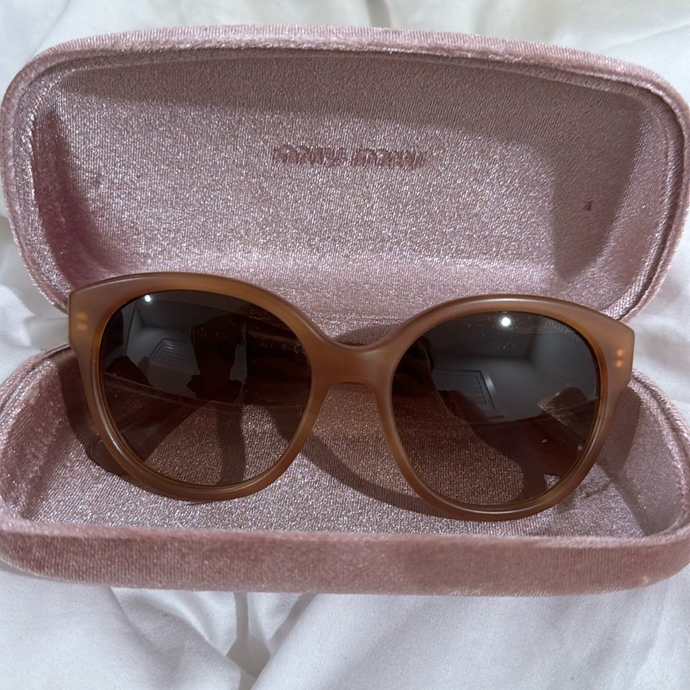 Miu Miu Caramel Sunglasses